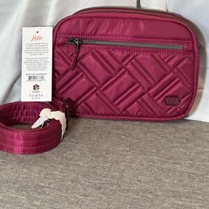Lug Super Coupe 2 crossbody Raspberry NWT